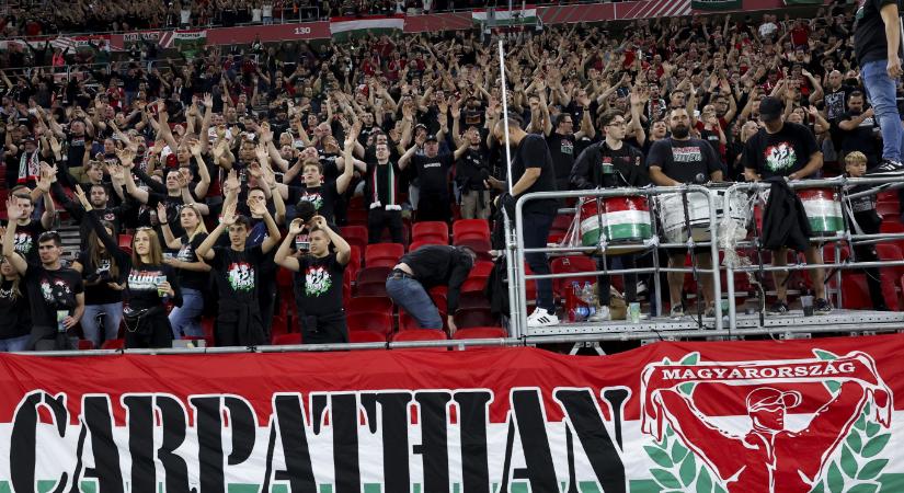 Az MLSZ betiltotta a szurkolói koreográfiát a magyar-ír vb-selejtezőn