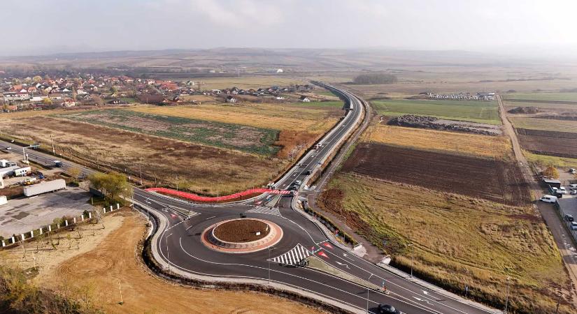 Újabb körgyűrűt nyitottak Bihar megyében