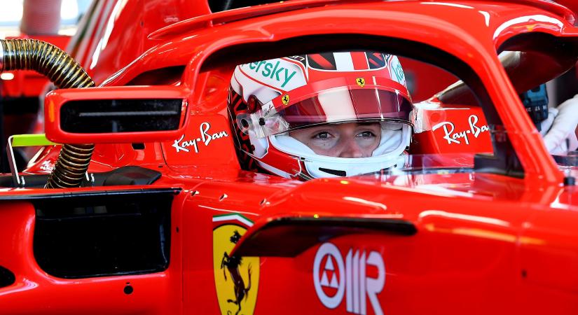 Koronavírus-fertőzése után Leclerc újra F1-es autóba ült
