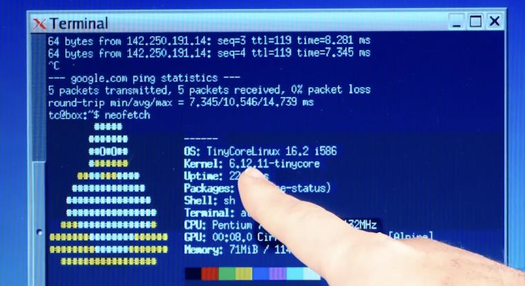 Az megvan, hogy egy 30 éves Pentium 1-en is csodálatosan fut az egyik legmodernebb Linux?