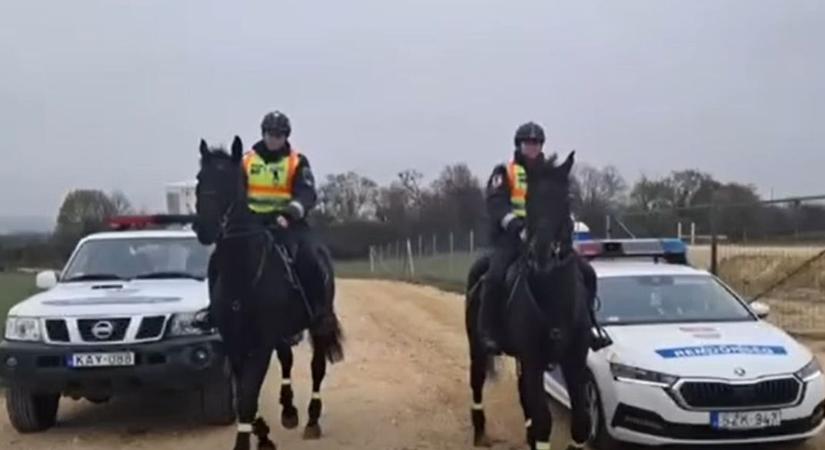 A lovas rendőrjárőrök ősszel is szolgálatban vannak ( videó)