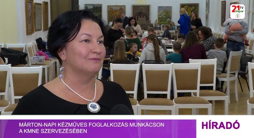 Márton-napi kézműves foglalkozás Munkácson a KMNE szervezésében (videó)