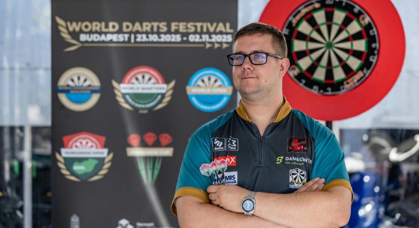Kovács Patrik, a darts-vb magyar résztvevője: Nekiállhatok szaladgálni, de akkor jó eséllyel egy kétperces ellenfél leszek