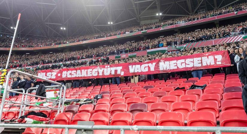 A Magyar Labdarúgó Szövetség betiltotta a szurkolói koreográfiát a magyar–ír vb-selejtezőn