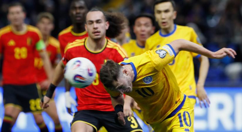 Vb-selejtezők – Meglepő belga pontvesztés Asztanában