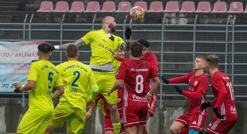 Szünet után jobb volt a Gyirmót a Sopronnál