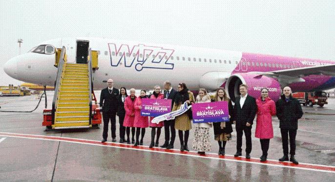 Négy Airbus A321 neo, 27 útvonal: a Wizz Air megnyitotta új bázisát a pozsonyi repülőtéren