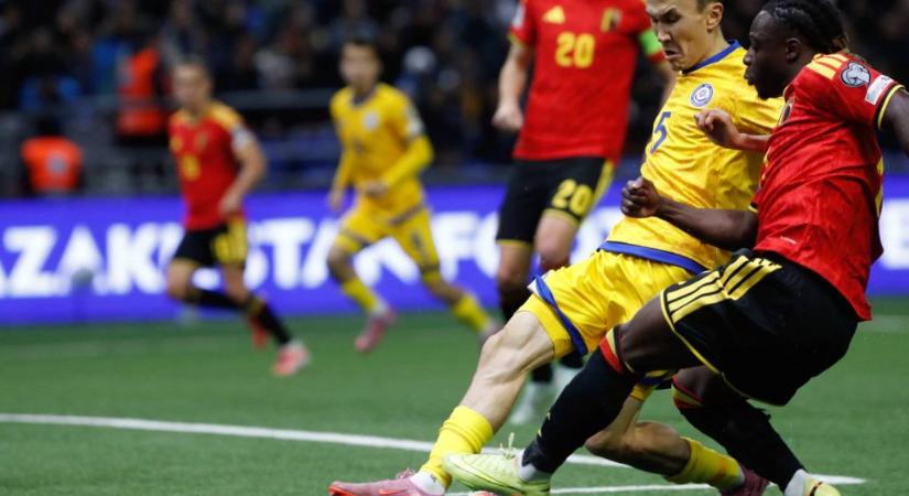 Szégyen Kazahsztánban: újabb kínos belga pontvesztés