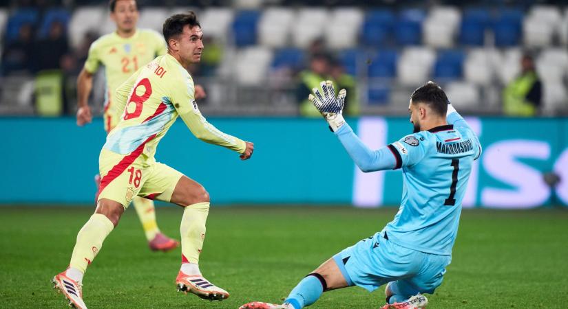 Vb-selejtezők: Totál elfelejtették a spanyolok, milyen gólt kapni, rekordot is döntöttek - videók