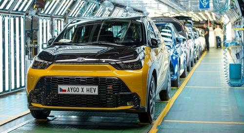 Elkezdődött a Toyota Aygo hibrid gyártása