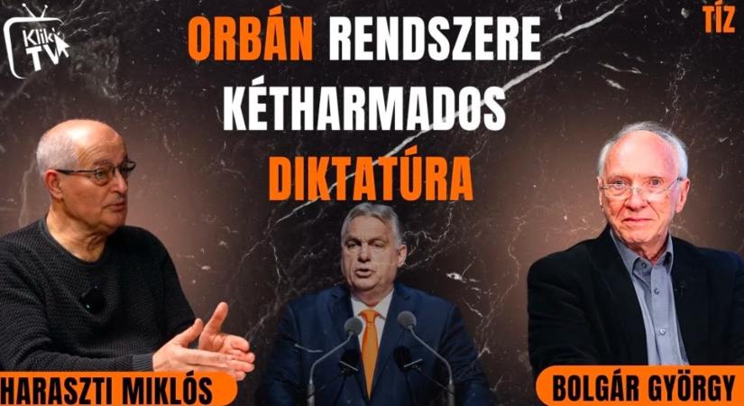 Orbán rendszere már kétharmados diktatúra