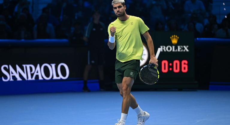 Hozta a papírformát Alcaraz Torinóban, idén hatodszorra döntőzhet Sinnerrel