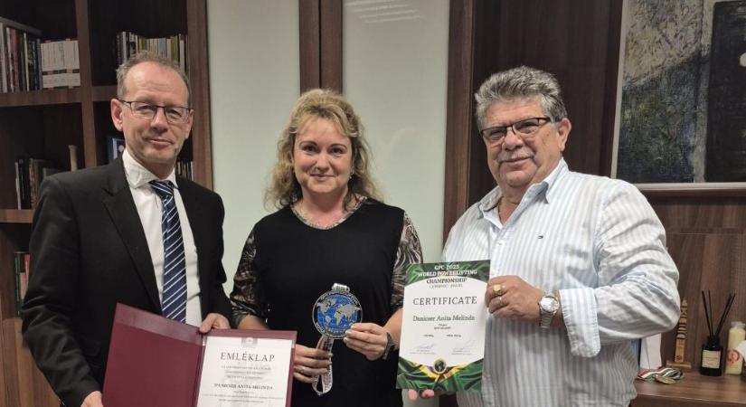 Világbajnok erőemelő hölgy Kanizsáról