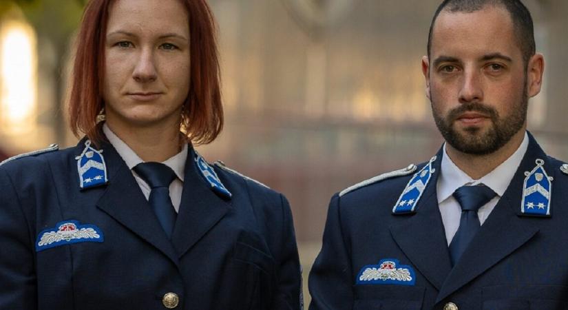 Két hősies budapesti rendőrről adott ki közleményt a rendőrség