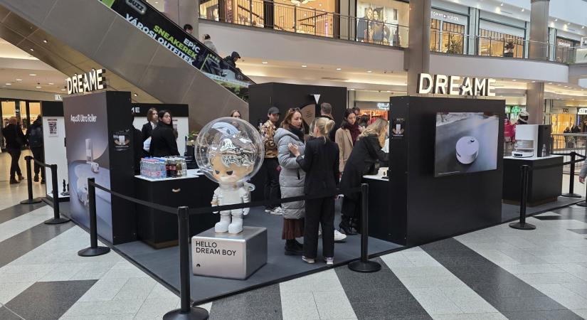 Nyereményekkel és ingyen fodrásszal várja a látogatókat a Dreame popup store a Westendben