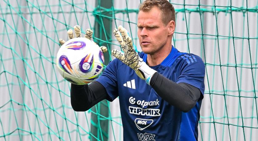 Ünnepel a magyar válogatott kapusa