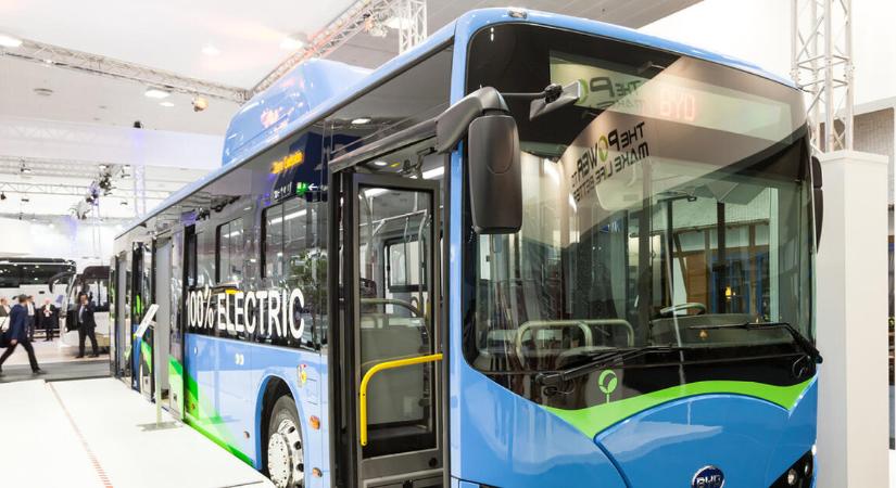 December elejétől BYD buszok állnak szolgálatba Budapesten