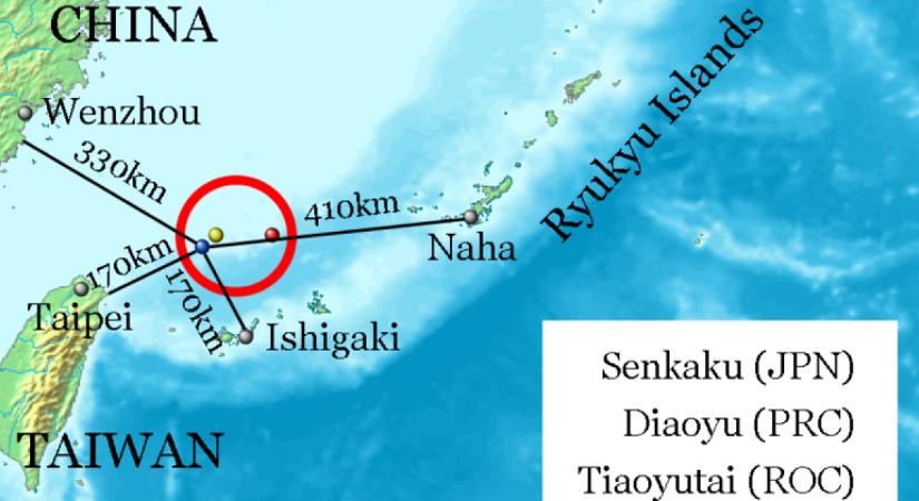 Kína parti őrséget küldött az általa vitatott státuszú japán sziget közelébe