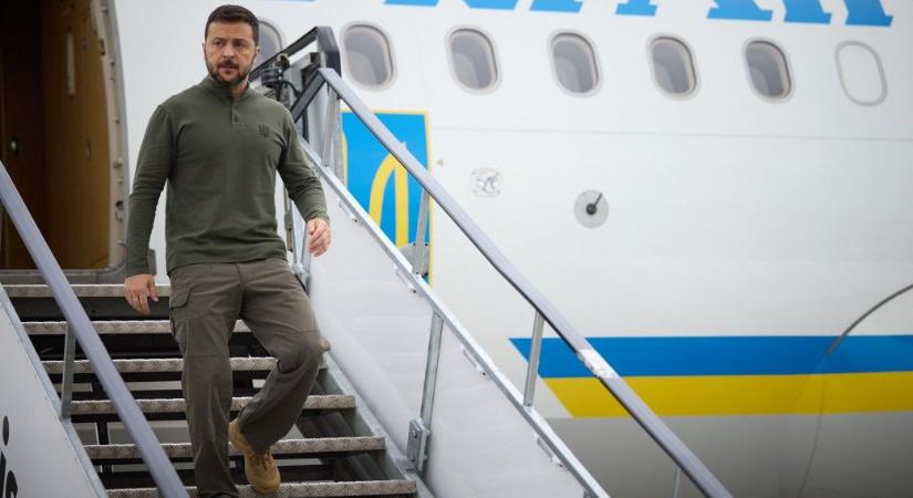 Zelenszkij vasárnap hivatalos látogatásra Athénba érkezett