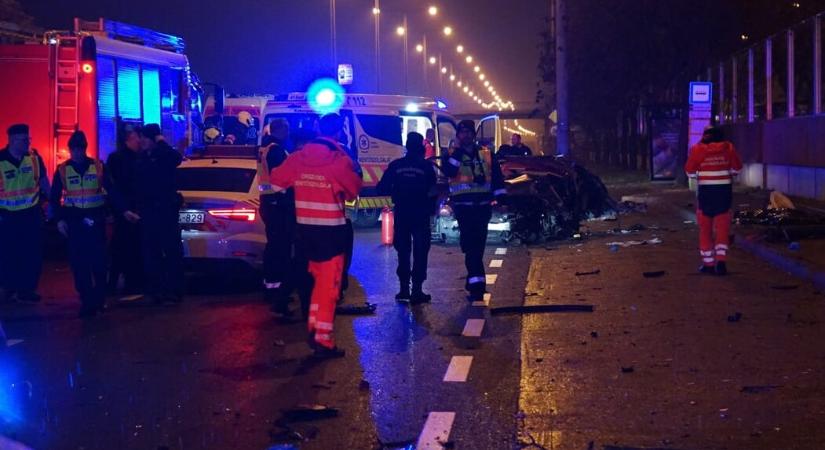 Halálos balesetet szenvedett a rendőrök elől menekülő autós Budapesten
