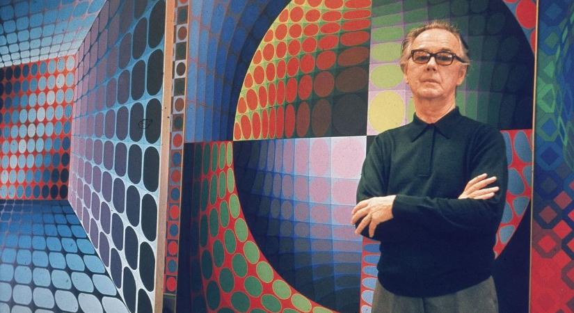 Victor Vasarely munkássága előtt hajt fejet város, megye, ország