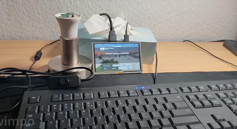 Felvillanyozó: egy olcsó LED égőről fut a Minecraft (videó)