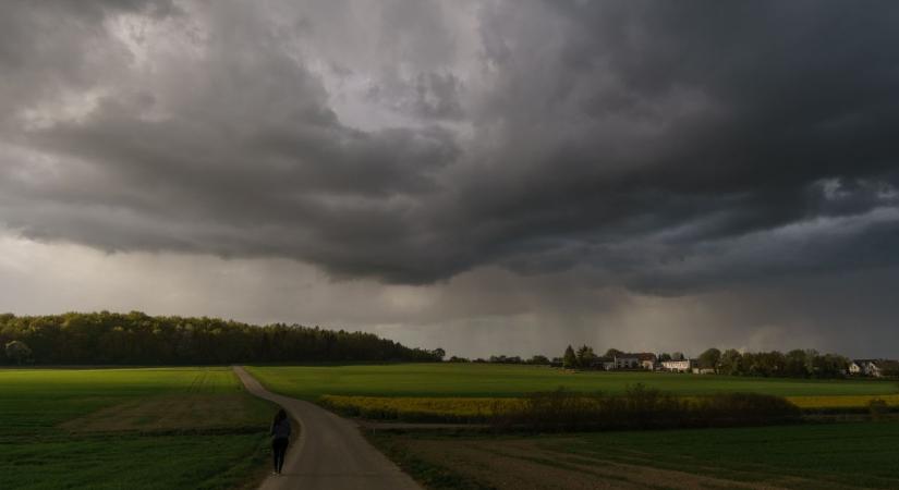 Megérkezhet a nagy mennyiségű csapadék hétfőre