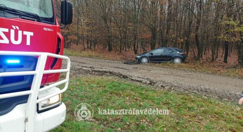 Szaladt a vad, baleset lett belőle Zalában (fotó)