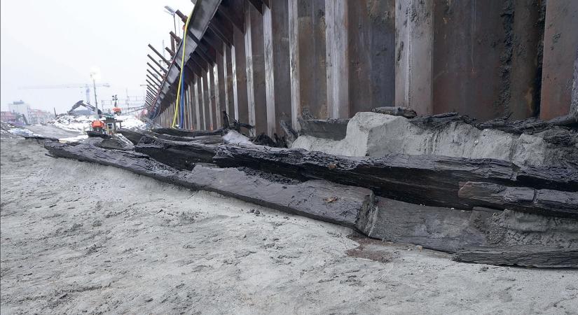 Hat hajóroncsra bukkantak egy alagút építése során Svédországban