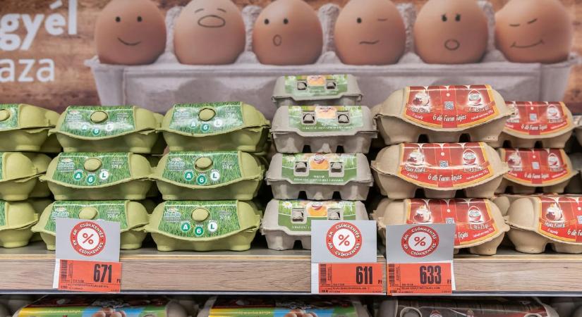 Brutálisan drágul a tojás, hiába az árrésstop