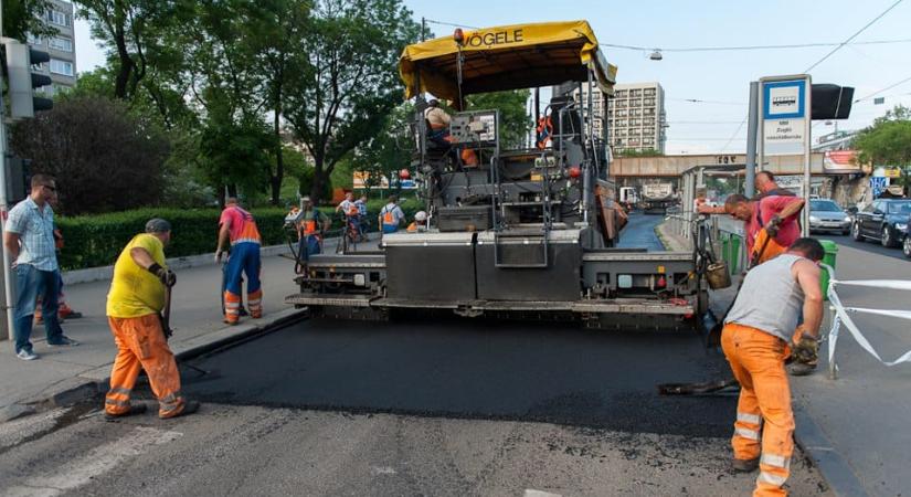 Újabb szakaszok lezárásával folytatódik a felújítás az M2-esen