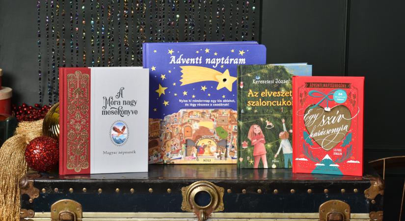 Három adventi naptárkönyv plusz egy mesekönyv, amely megteremti a karácsonyi hangulatot