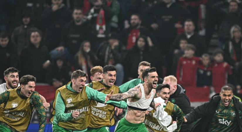 Önkívületben üvöltöttek az ír kommentátorok a 96. perces győztes gól után