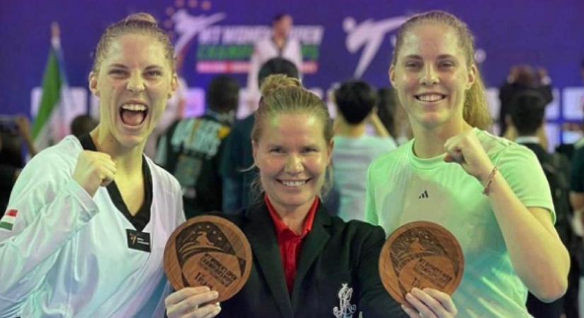 Női tekvondó-vb: ikertestvére után Márton Viviana is aranyérmes lett