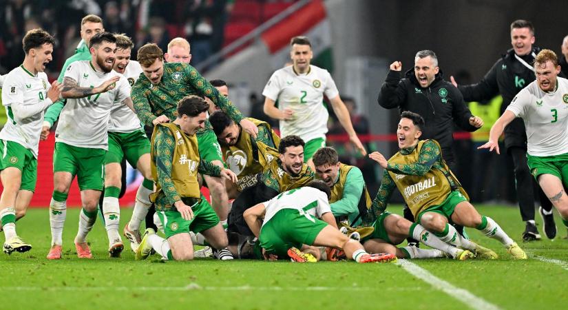 Így látták az írek a tegnap 2:3-as győzelmüket hozó mérkőzést