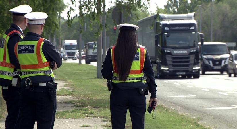 Országos közlekedésbiztonsági ellenőrzés kezdődik a közutakon