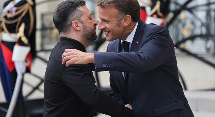 Az energetikáról és a védelemről tárgyal Macronnal Zelenszkij