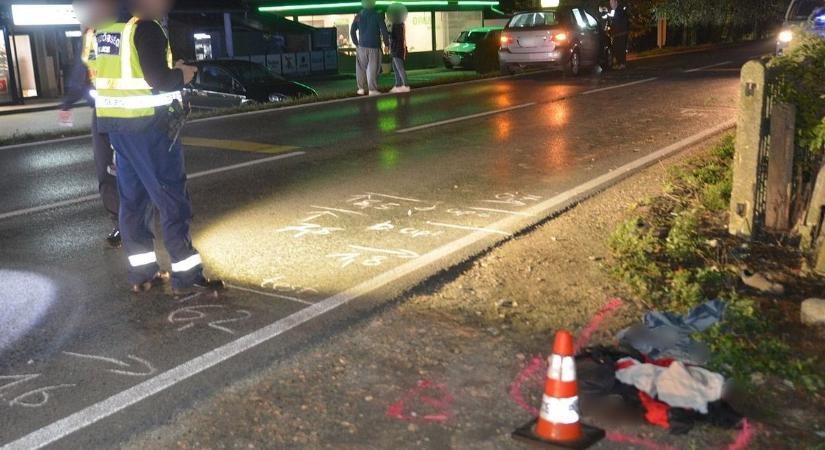 Meghalt az idős férfi, akit a sötétben ütött el egy Mercedes a dunántúli főúton