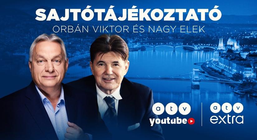 Orbán Viktor bejelentést tesz – nézze itt élőben
