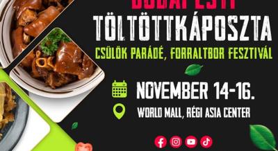 Budapesti Töltött Káposzta, Csülök és Forralt Bor Fesztivál, 2025. november 14-16.