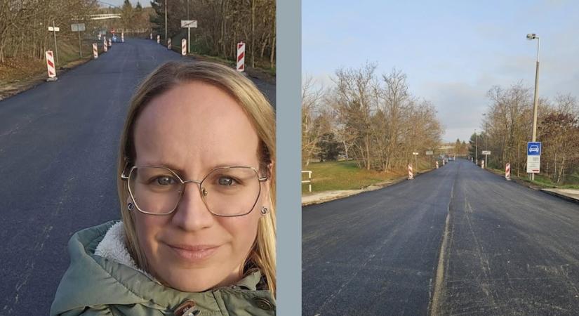 Harminc év után végre újra aszfaltozták az M19-es út felhajtóját