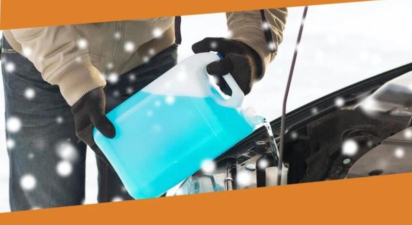 Az ablakmosó folyadékok hideg időben létfontosságúak