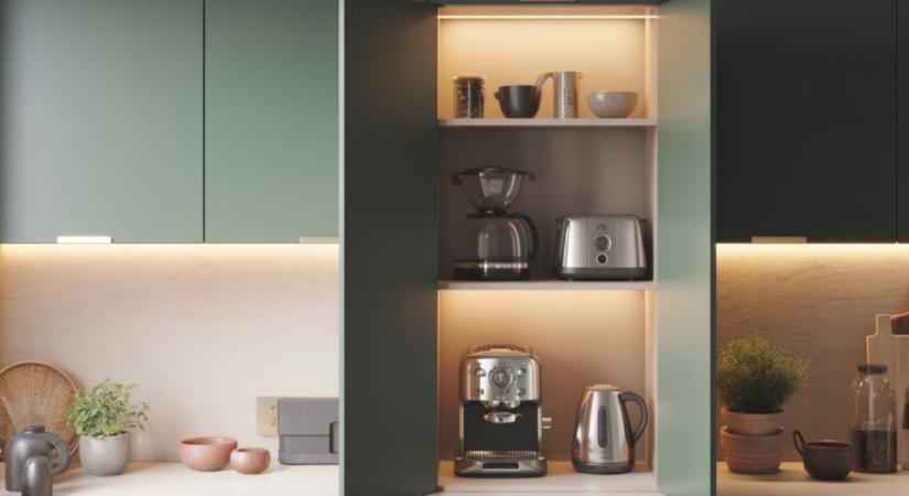 Ha elrejted a konyhai gépeket, kitágul a tér – íme a jövő konyháinak titka