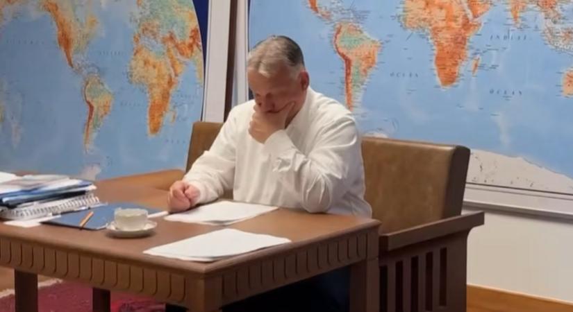 Soha el nem múló fájdalomról beszélt Orbán Viktor, arcát a kezeibe temette