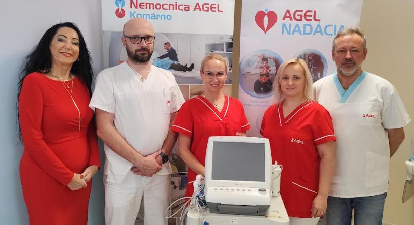 Az AGEL Alapítvány támogatásának köszönhetően három új készülék érkezett a komáromi kórházba