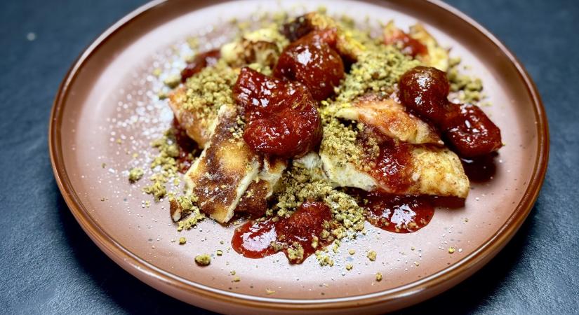 Túrós császármorzsa