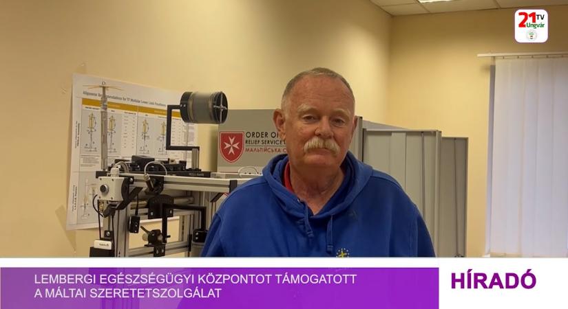 Lembergi egészségügyi központot támogatott a Máltai Szeretetszolgálat (videó)