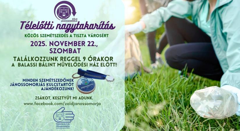 Közös szemétszedés: tél előtti nagytakarítást szervez Jánossomorja