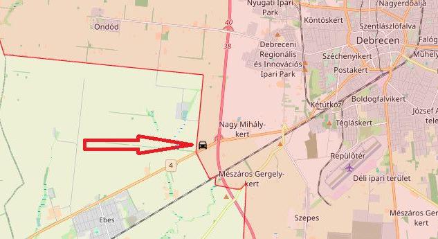 Négyes karambol a 4-esen, Debrecennél
