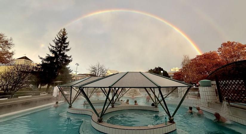 Amíg máshol tombolt a vihar, Heves felett dupla szivárvány pompázik - fotókkal, videóval